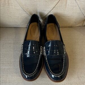 Sperry women's Navy Patent Loafers